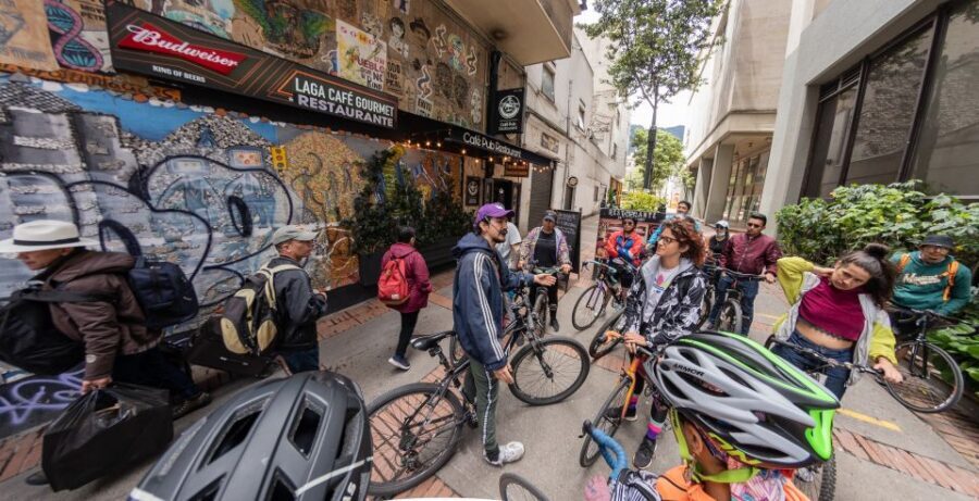 Biking in Full Color: Urban Art Bike Tour - The coffee factory stop: a smart reset between giant murals