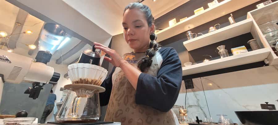 Bogota: Coffee Tour, Filtration and Espresso Experience - Finding Jaguar Coffee House near Chorro de Quevedo