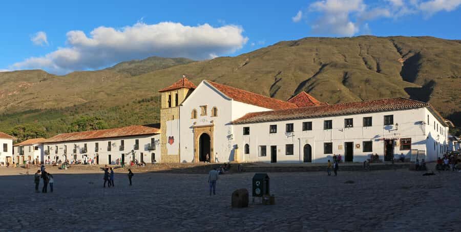 Bogota: Tour to villa de Leyva raquira casa terracota & more - Villa de Leyva’s Plaza Mayor: the cobblestone heart of the town