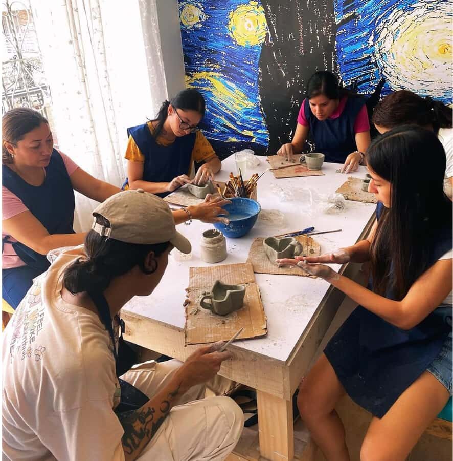 Cali: Ceramic Workshop for Tourists - What You Get for $18: Real Value in Materials, Guidance, and Food