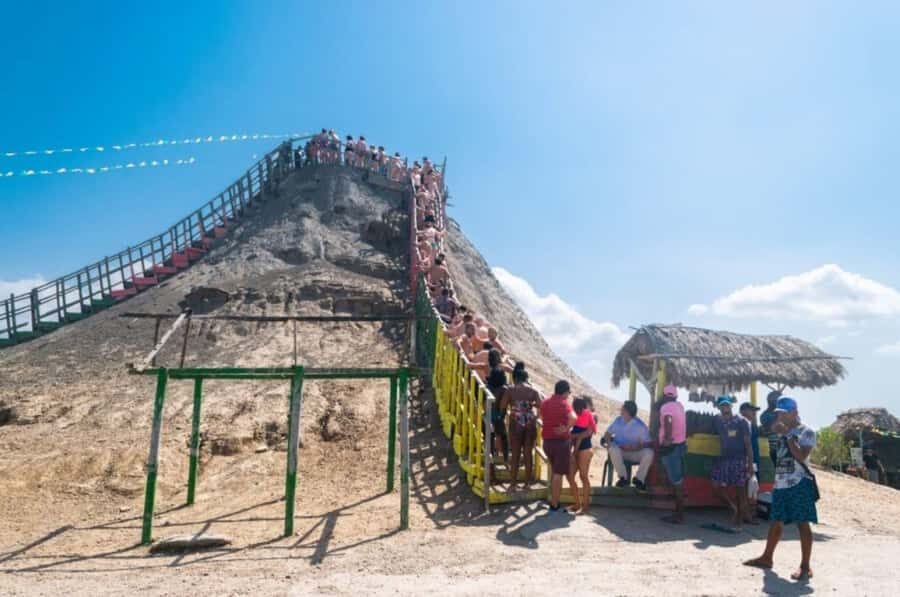 Cartagena: Mud Volcano Tour with Lunch, Pool, and Beach - Getting there from Cartagena: pickup points that save time