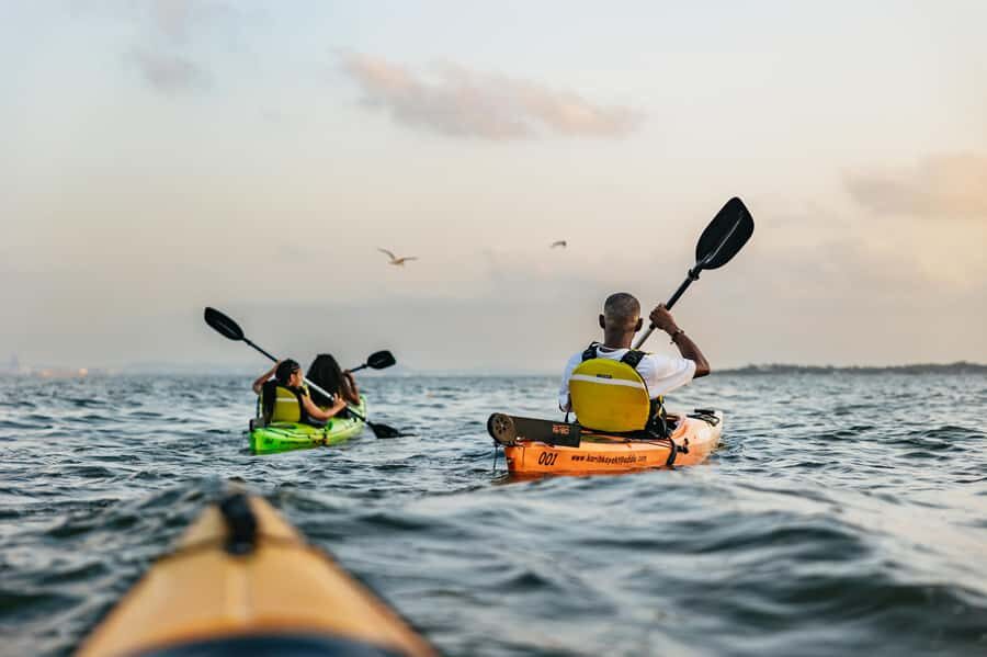 Cartagena: Sunset Sea Kayaking Tour - Meeting at Karib Kayak & Paddle Center and getting kitted up