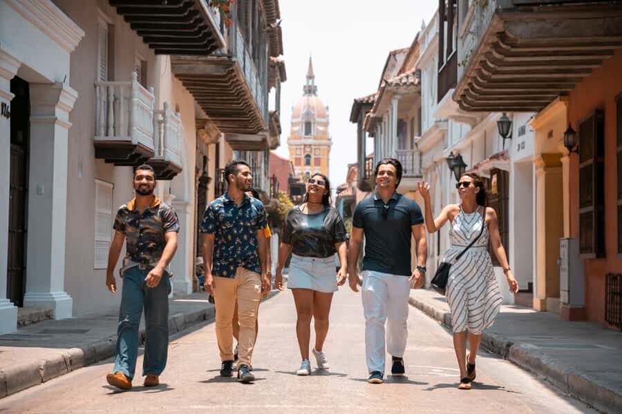 Cartagena: Walled City Walking Tour - Baluarte San Francisco Javier and wall views that help you orient