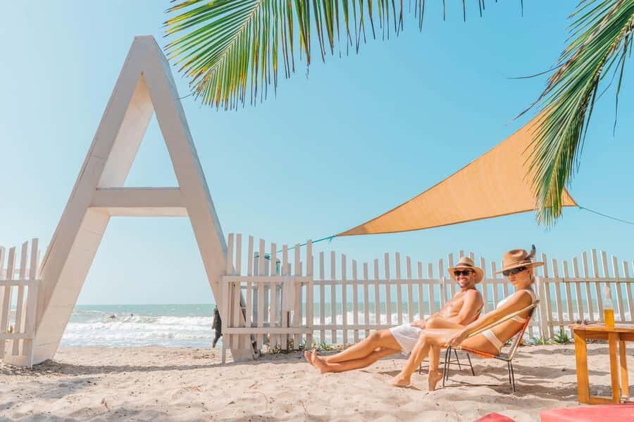 Eco-Luxury Beach Escape at Pink Mango, Tierra Bomba - Pink Mango Beach Club: eco-luxury that actually shows up