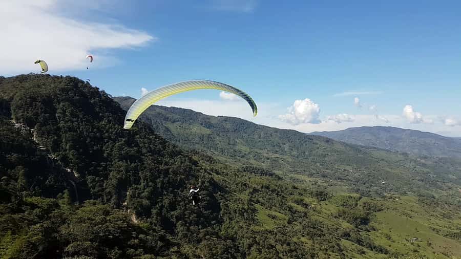 From Medellin: Private Paragliding Tour Over Waterfalls - Your paragliding flight: what you’ll actually get to see