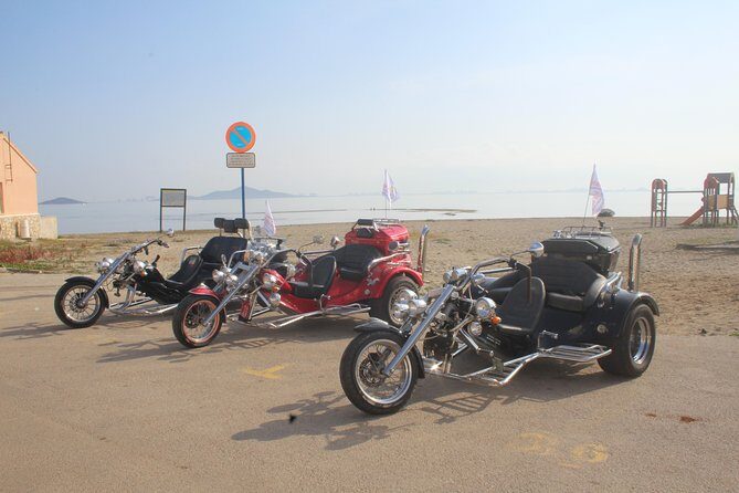 Luxury Rewaco Trike "The Rock Out Rocker Tour" - (4 hours, Min 2 Passengers) - Stop at Playas de La Azohia: the refreshment break with sea views