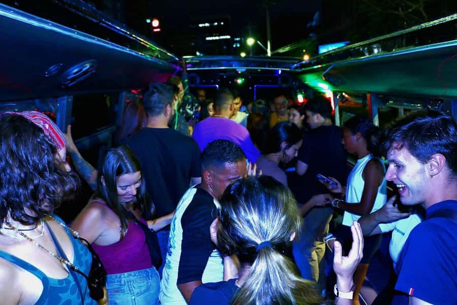 Medellin: Rumbero Party Bus with all the beer you can drink - Where to meet in Medellín: El Poblado, 9th Street