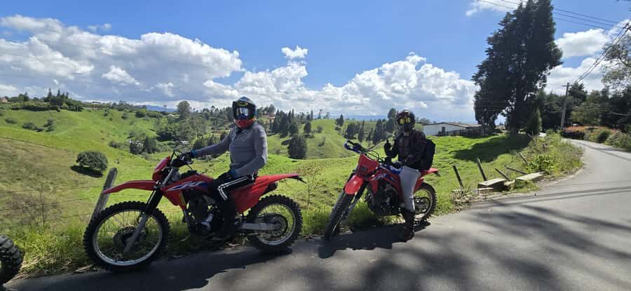 Off-road motorcycle adventure through the Medellín mountains - Bikes, guide quality, and mechanic support: the combo that makes it feel safe