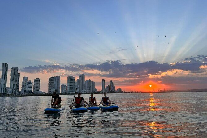 Paddleboard Tour - Cartagena Views From Paddle Level, Plus the Glow-Attract Effect