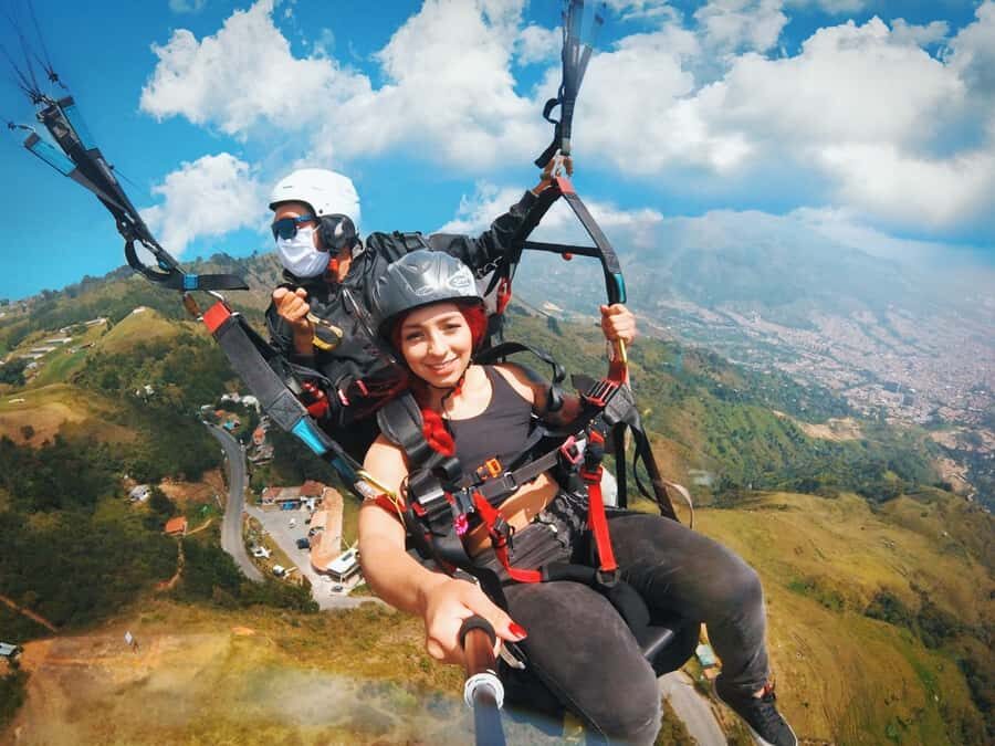 Paraglide over beautiful Medellin - From Meeting Point to Launch: Transport, Steps, and Weather Timing