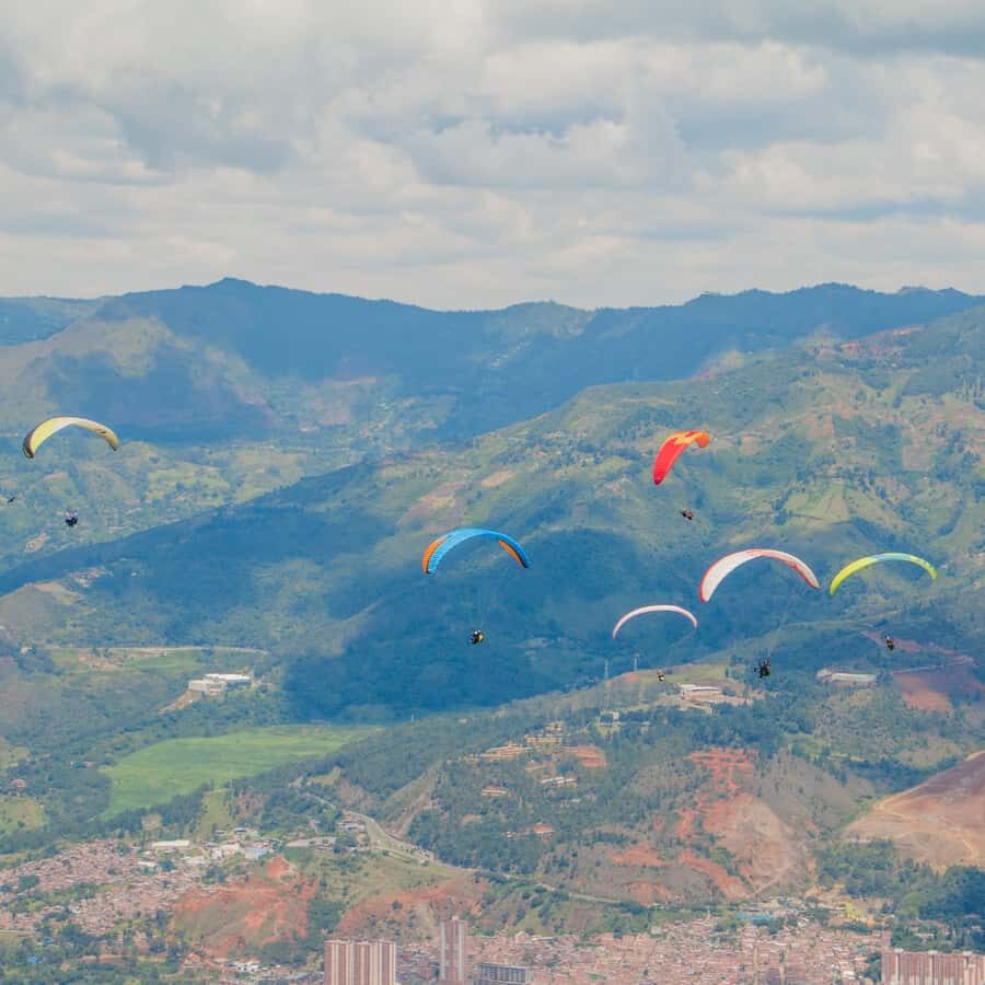 Paraglide over beautiful Medellin - Safety and Comfort: Certified Tandem Flight and Who Should Skip It