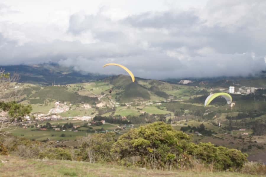 Paragliding Activity with Transfers from Bogota - The paragliding launch area: what to expect before you fly