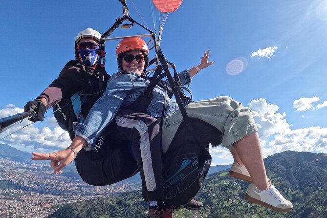 Paragliding in Medellin. - Price and value: $85 per person plus optional upgrades