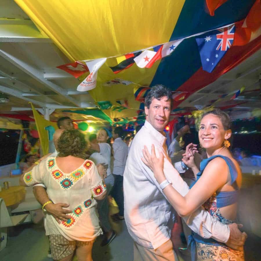 San Andres: White Party on boat with open bar, dinner and dancers! - Who Should Book This White Night Cruise (and Who Should Skip It)