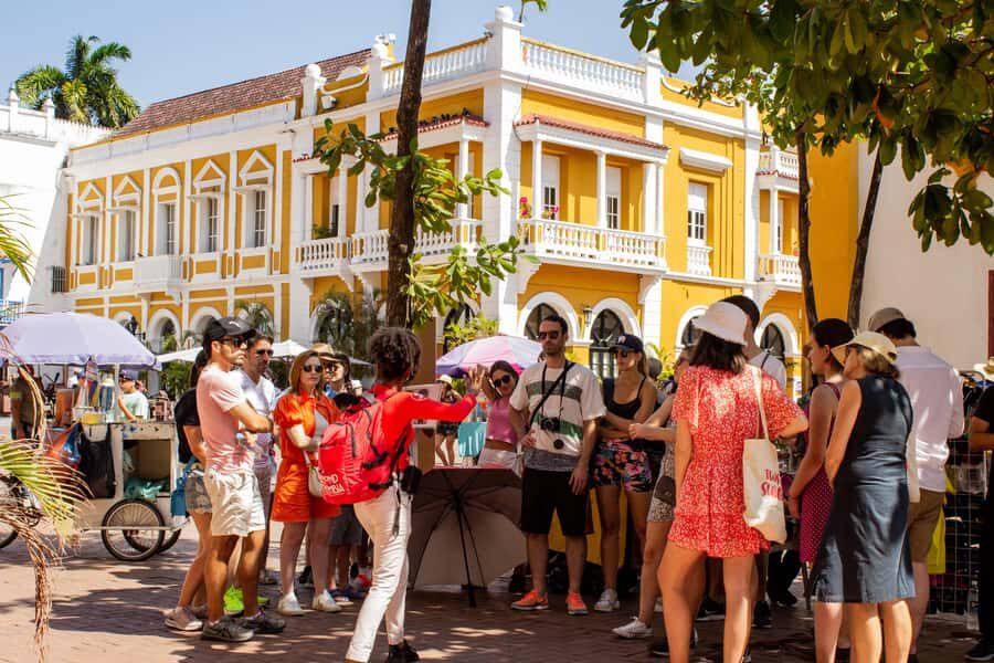 Shared Cartagena Old City Tour with Wireless Audio System - Entering the Walled City via the Clock Tower