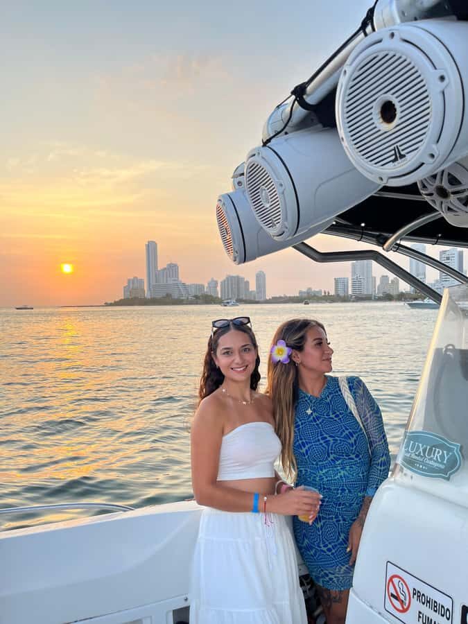 Sunset Party open bar on the bay while sharing with locals - Cartagena’s Main-Bay Sunset Party: What Makes It Different