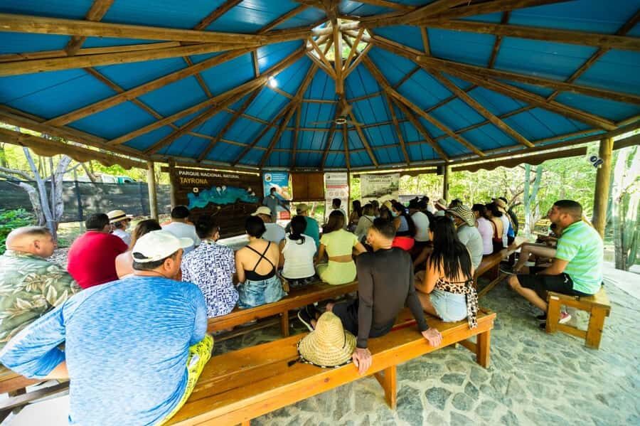 Tayrona Park adventure in Santa Marta: Cabo San Juan from Cartagena - Tayrona entrance: tickets, a conservation talk, and the trail intro