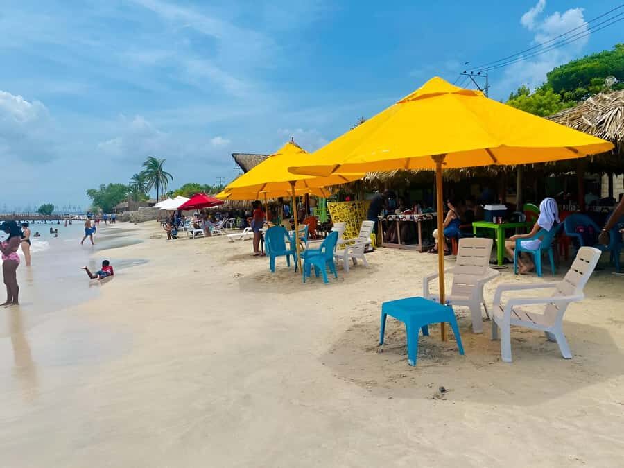 Tierra bomba: Typical beachday to Punta Arena! - Speedboat timing: why 7 hours can feel like more