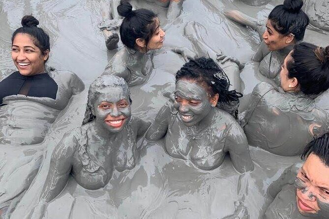 Tour to the Mud Volcano in Cartagena with Lunch - The Cienaga rinse and the mud-off moment