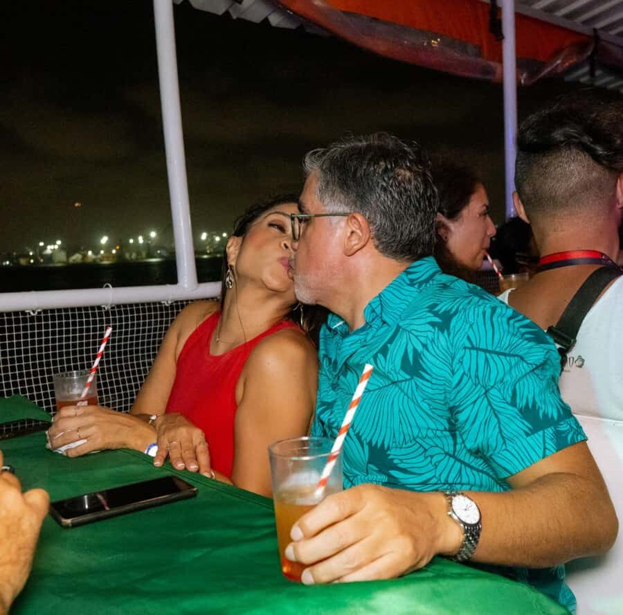 White Night Boat Party: Dinner Buffet, Dancing and Open Bar - DJ, Entertainer, and Dance Shows: How the Night Moves